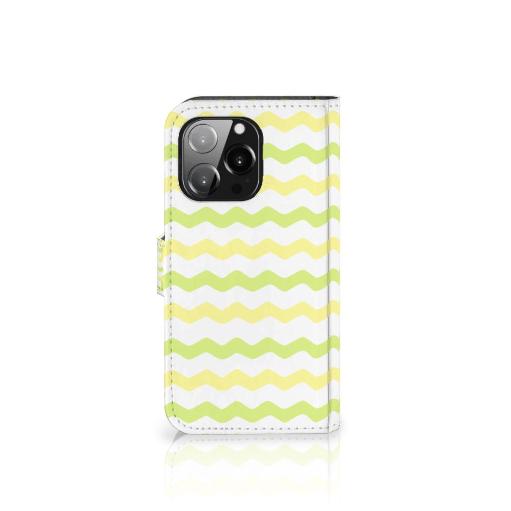 iPhone 13 Pro Telefoon Hoesje Waves Yellow