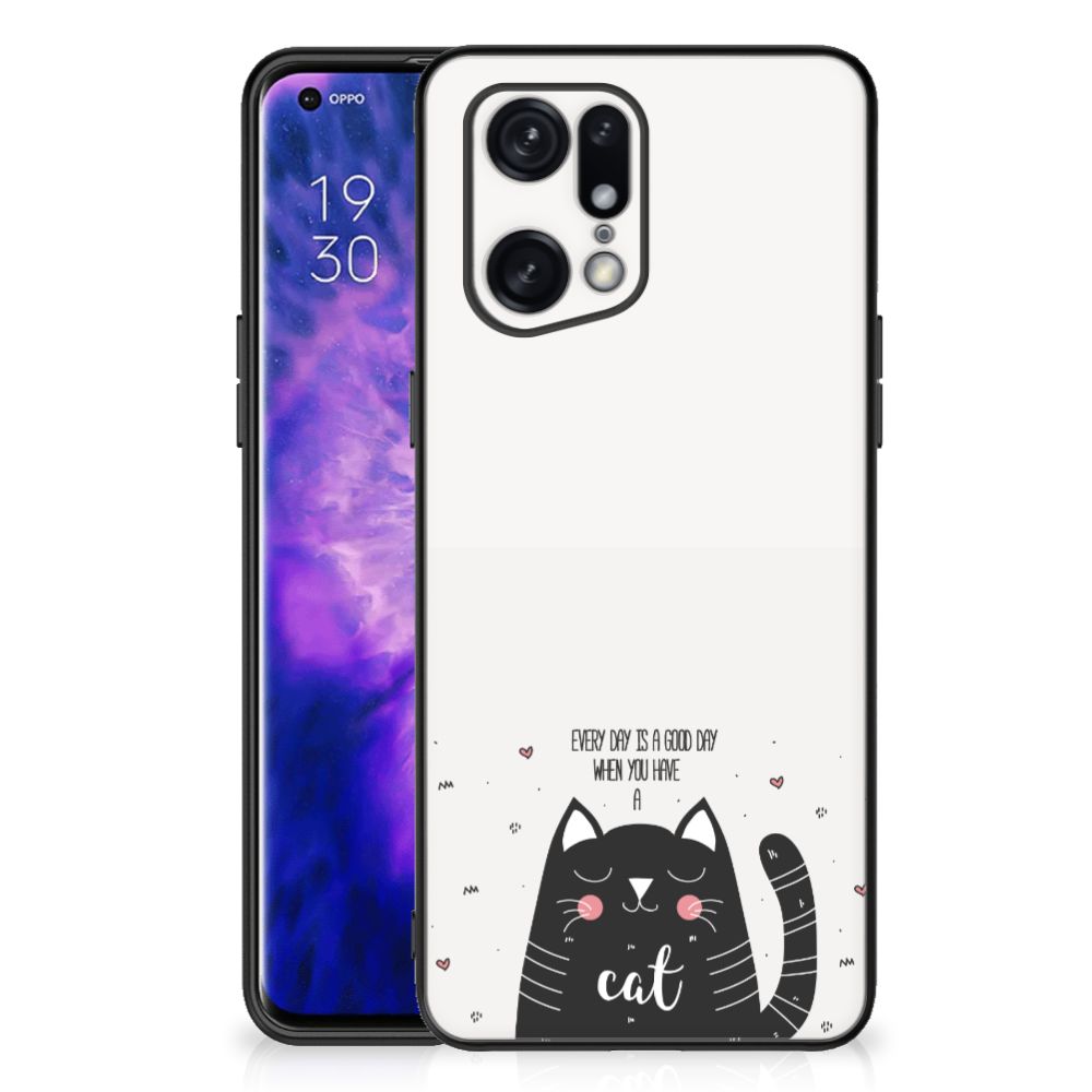 OPPO Find X5 Pro Hoesje Cat Good Day B2C Telecom