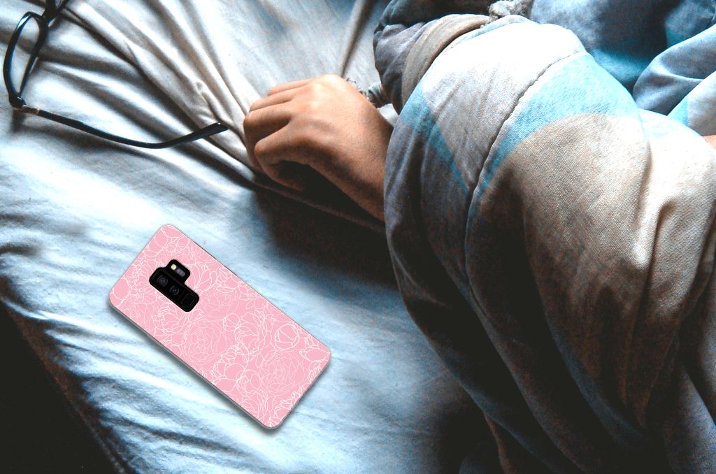 Samsung Galaxy S9 Plus TPU Case White Flowers