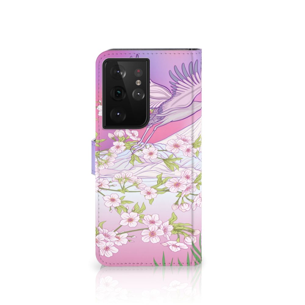 Samsung Galaxy S21 Ultra Telefoonhoesje met Pasjes Bird Flying