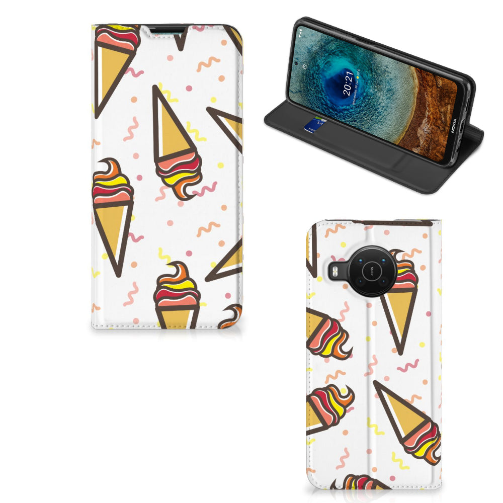 Nokia X20 | X10 Flip Style Cover Icecream