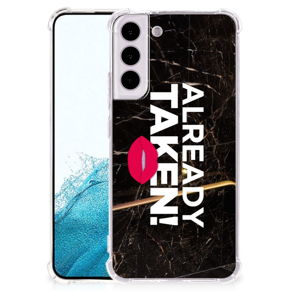 Samsung Galaxy S22 Plus Telefoonhoesje met tekst Already Taken Black B2C Telecom