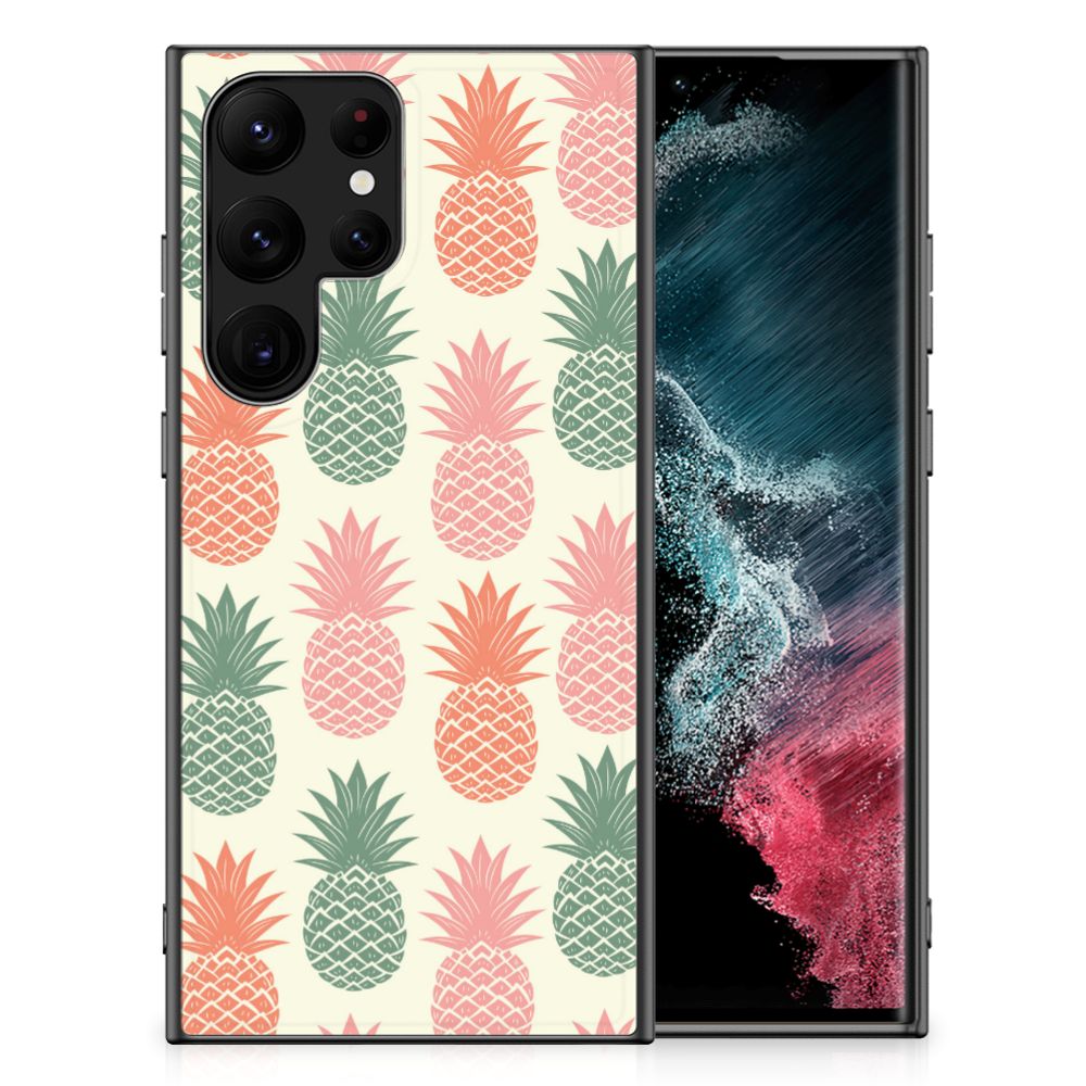 Samsung Galaxy S23 Ultra Back Cover Hoesje Ananas