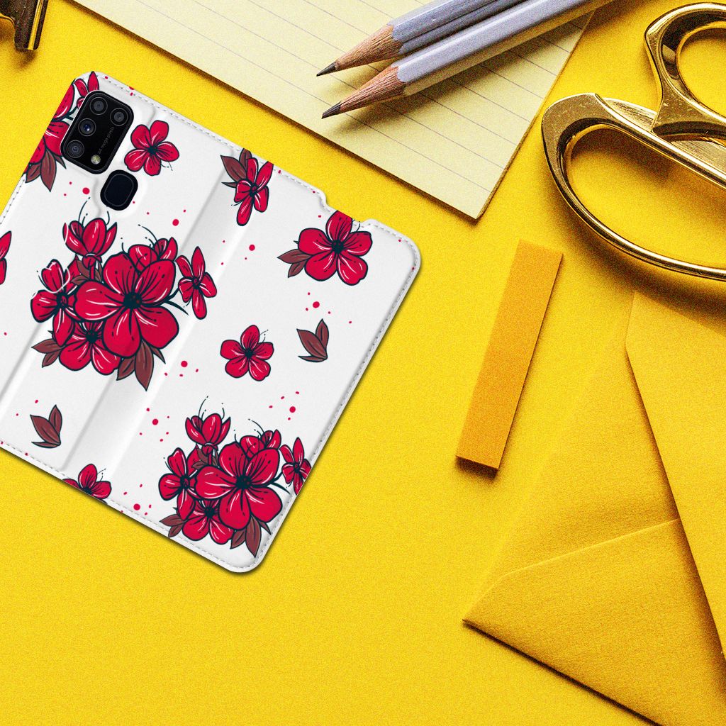 Samsung Galaxy M31 Smart Cover Blossom Red - B2C Telecom