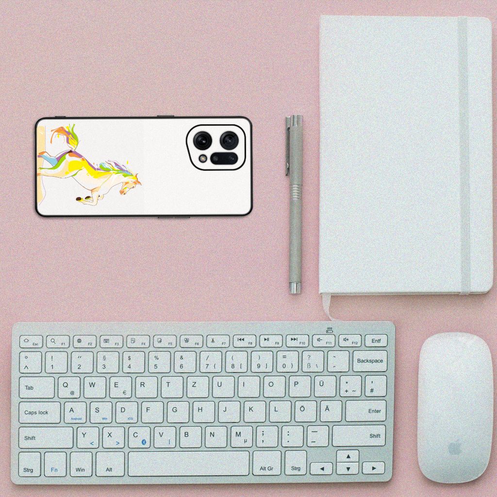 OPPO Find X5 Hoesje Horse Color B2C Telecom