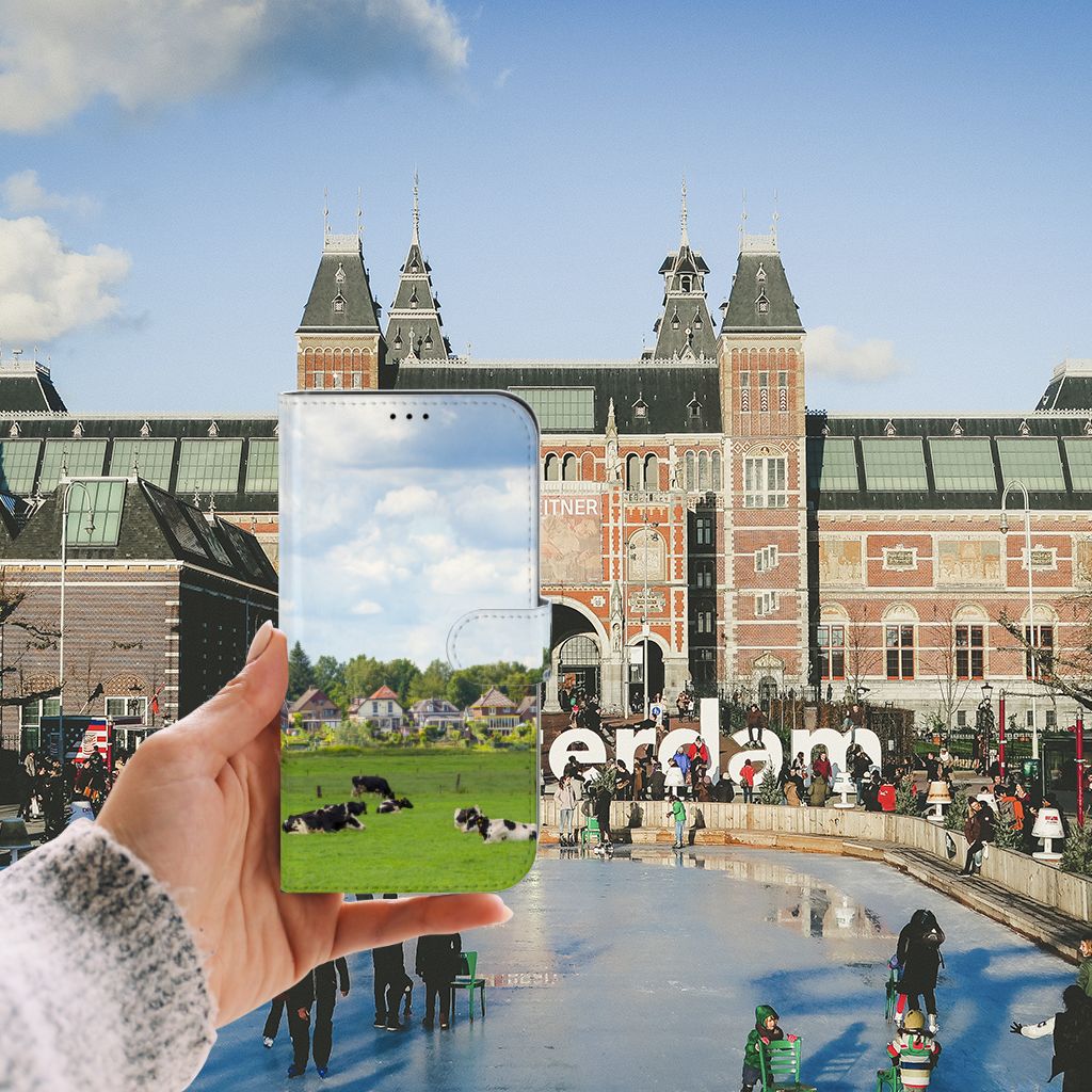 iPhone 13 Pro Max Telefoonhoesje met Pasjes Koeien