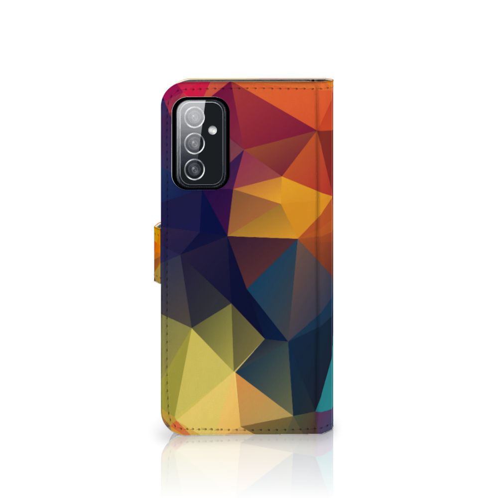 Samsung Galaxy M52 Book Case Polygon Color