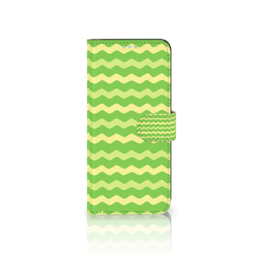 OPPO A74 4G Telefoon Hoesje Waves Green