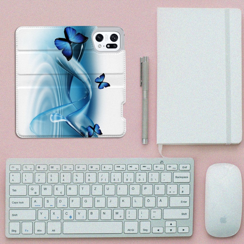 OPPO Find X5 Pro Hoesje maken Vlinders - B2C Telecom