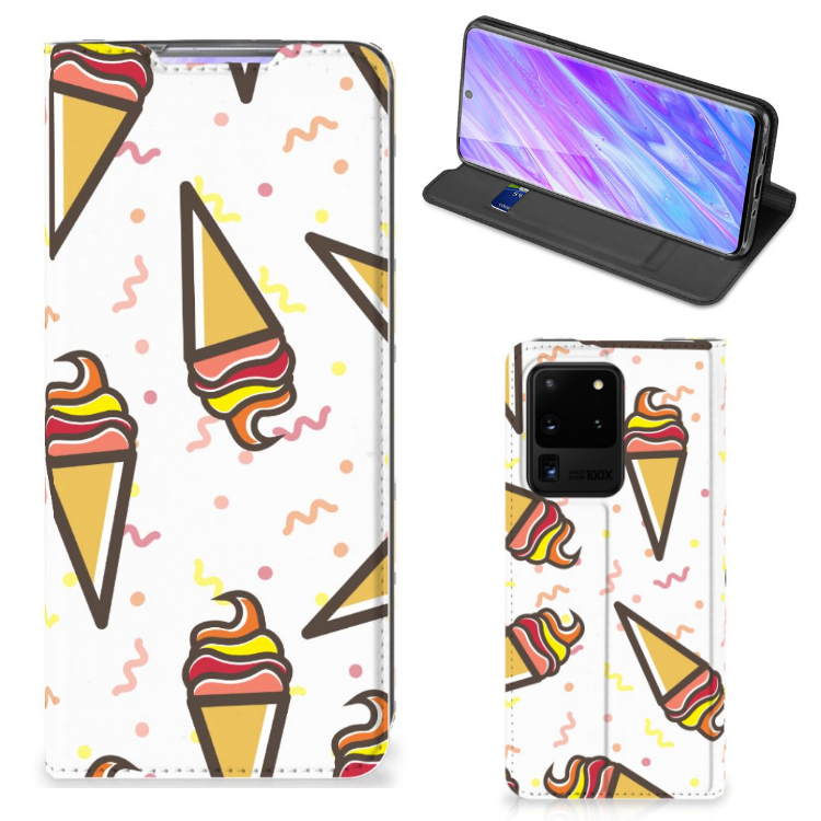 Samsung Galaxy S20 Ultra Flip Style Cover Icecream - B2C Telecom