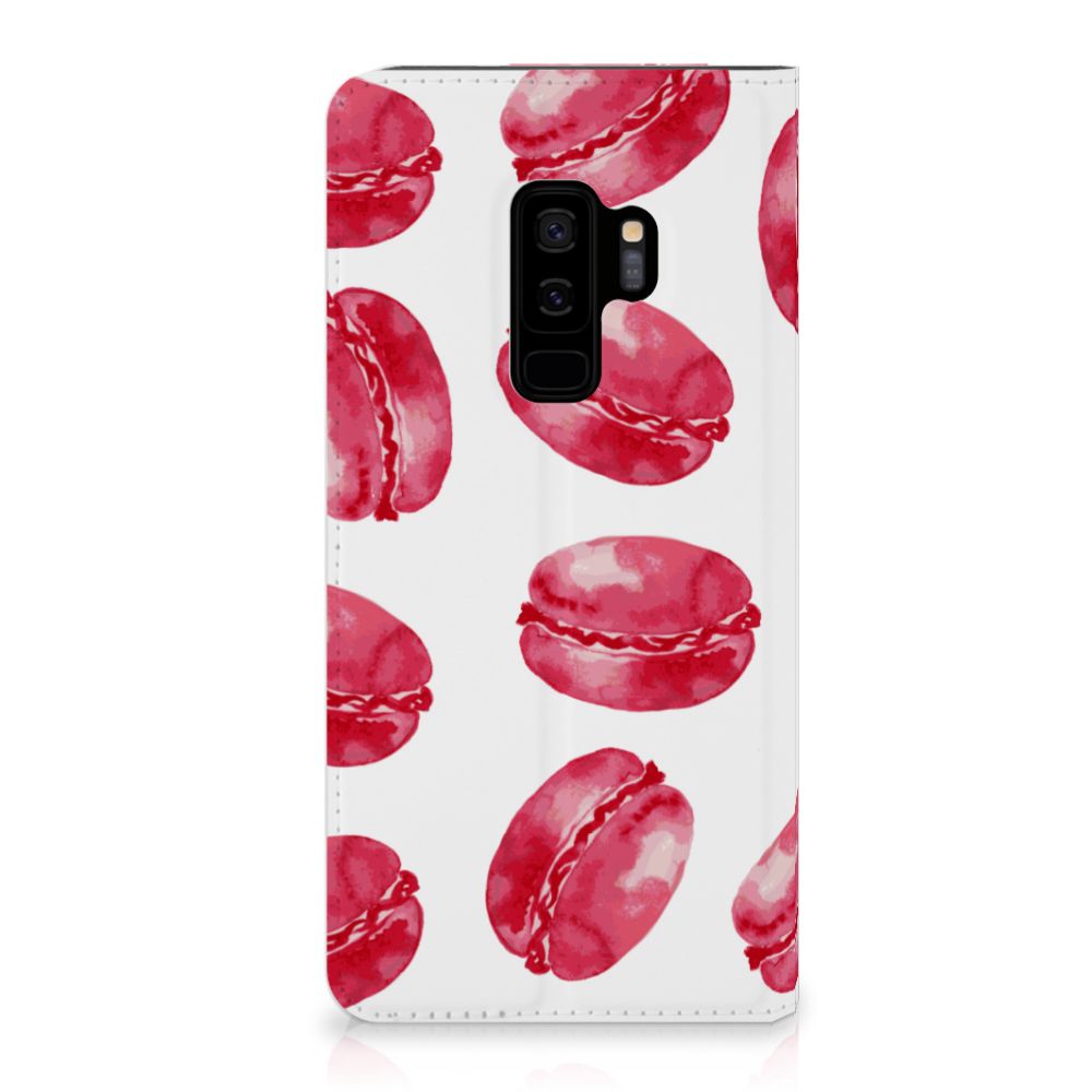 Samsung Galaxy S9 Plus Flip Style Cover Pink Macarons