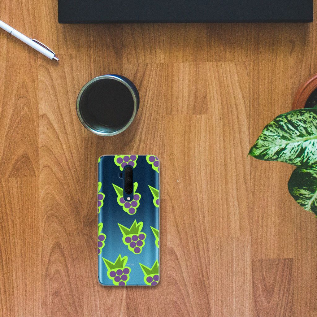 OnePlus 7T Pro Siliconen Case Druiven