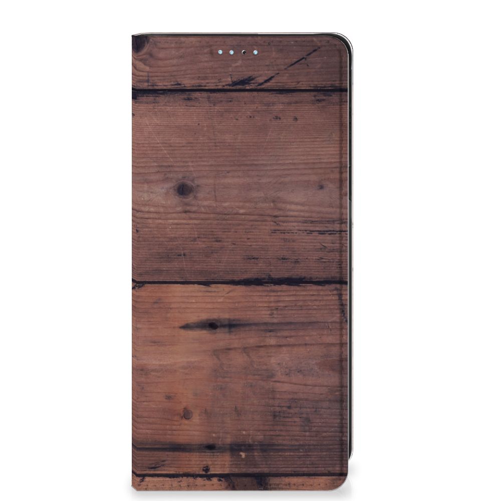 Xiaomi Redmi Note 11/11S Book Wallet Case Old Wood