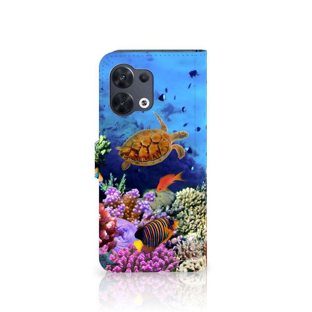 OPPO Reno8 Telefoonhoesje met Pasjes Vissen