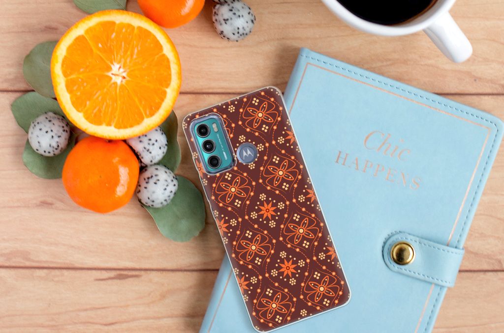Motorola Moto G60 TPU bumper Batik Brown B2C Telecom