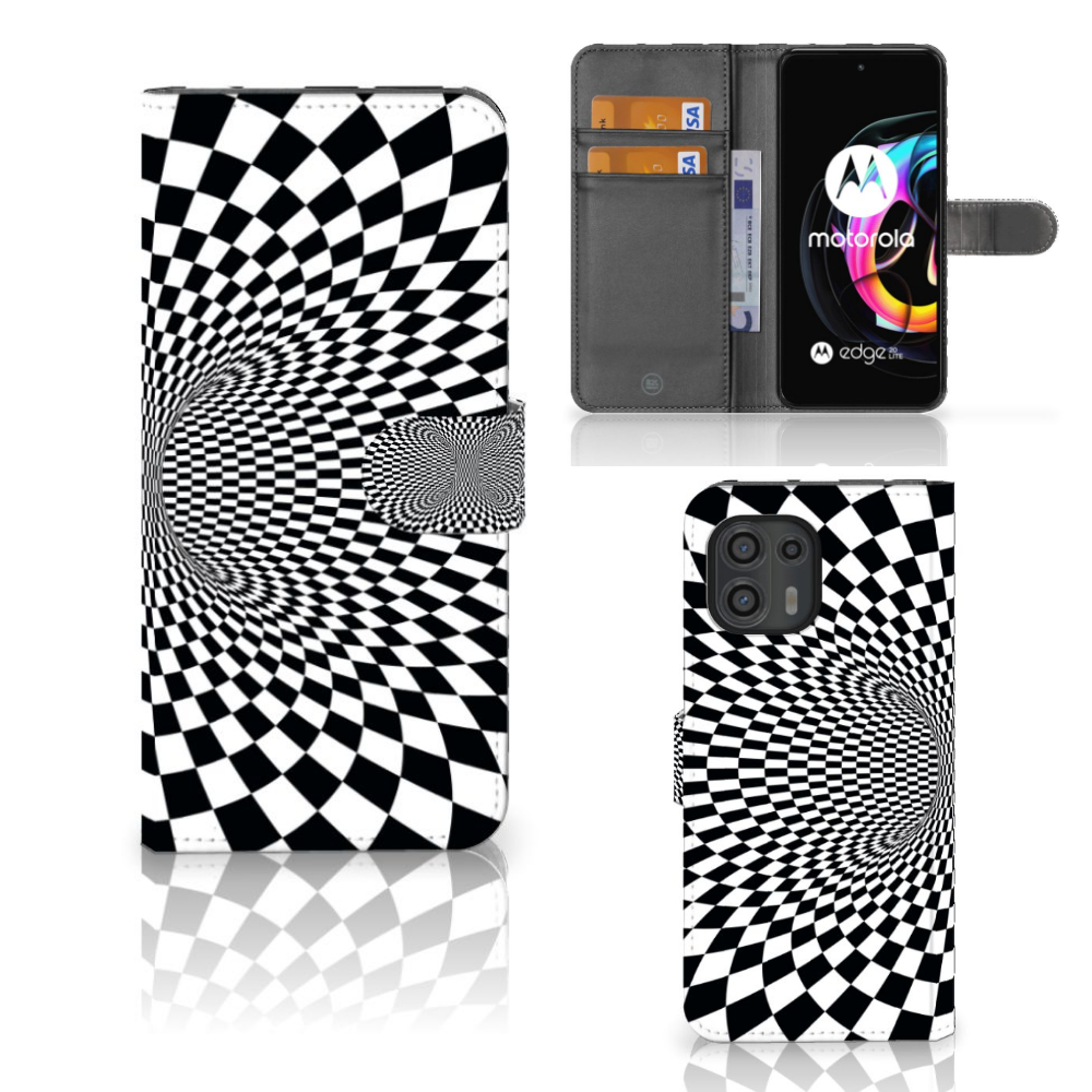 Motorola Edge 20 Lite Book Case Illusie