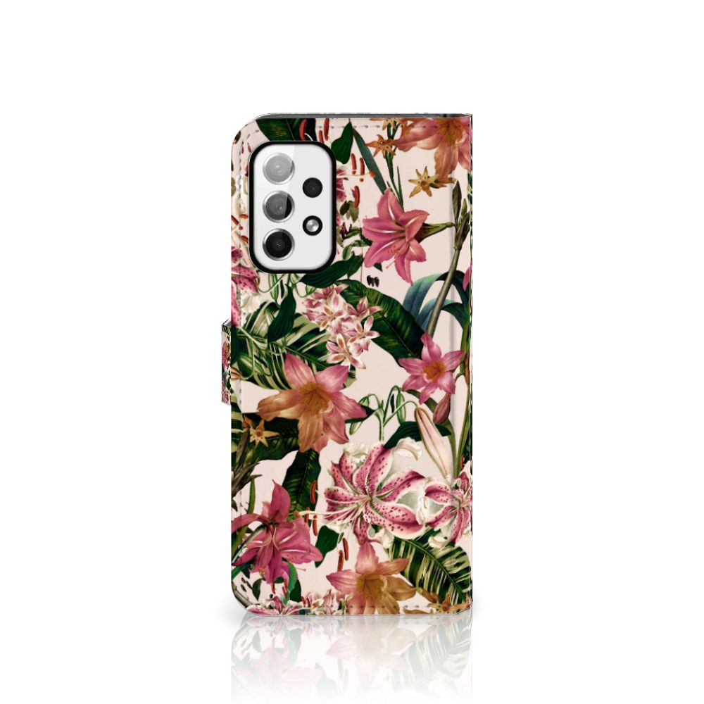 Samsung Galaxy A73 5G Hoesje Flowers