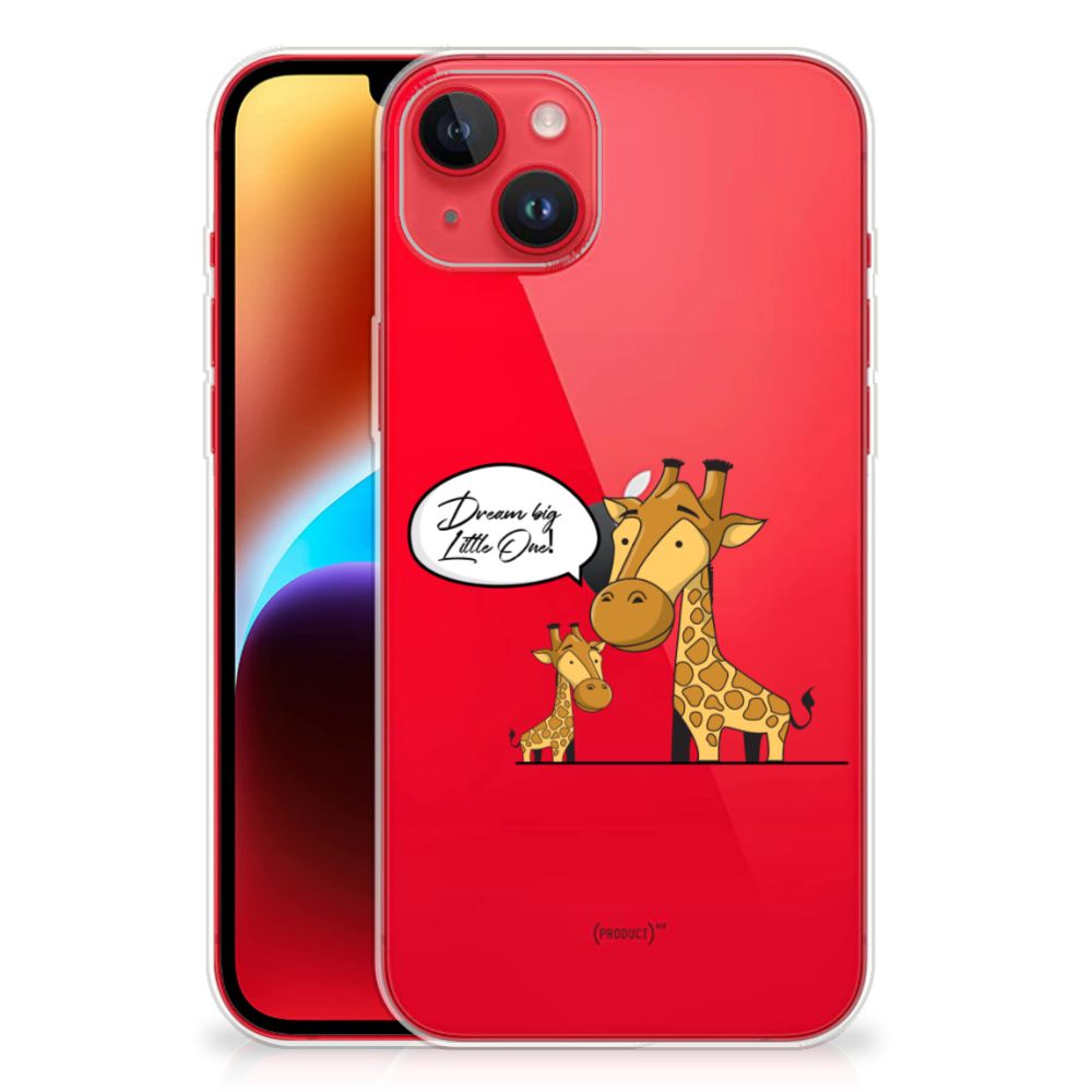 iPhone 14 Plus Telefoonhoesje met Naam Giraffe