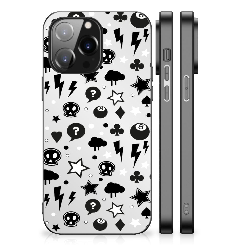 Telefoonhoesje iPhone 14 Pro Max Silver Punk