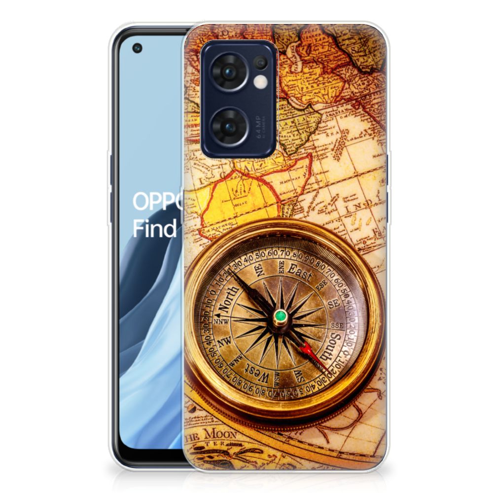 OPPO Reno 7 5G | Find X5 Lite Siliconen Back Cover Kompas