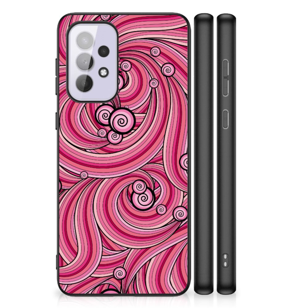 Samsung Galaxy A33 5G Leuk Telefoonhoesje Swirl Pink B2C Telecom