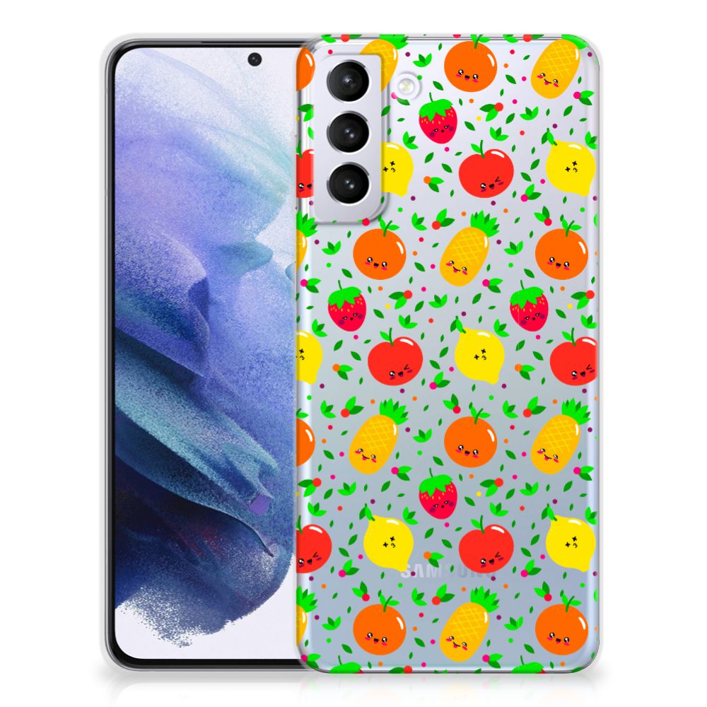 Samsung Galaxy S21 Plus Siliconen Case Fruits B2C Telecom