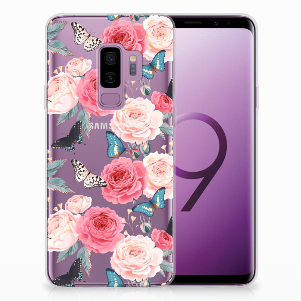Samsung Galaxy S9 Plus TPU Case Butterfly Roses