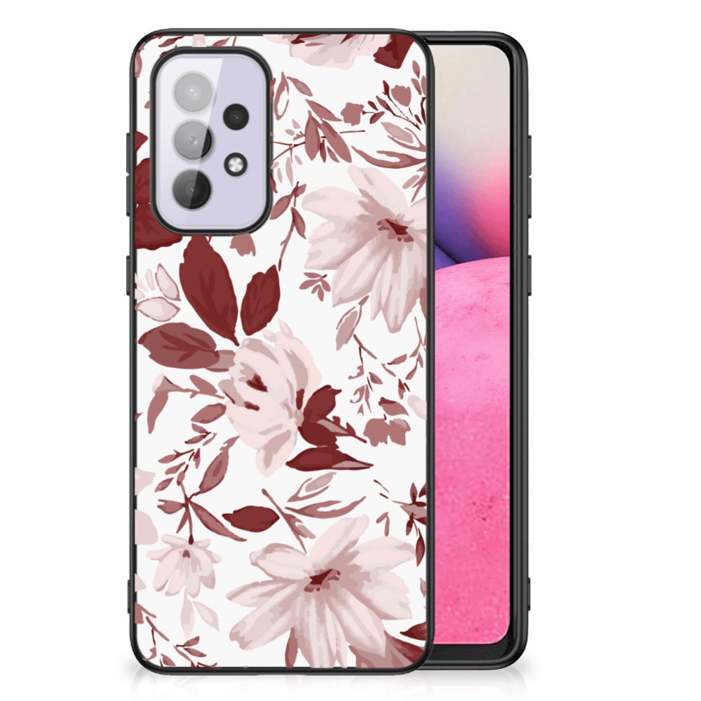 Kleurrijke Telefoonhoesje Samsung Galaxy A33 5G Watercolor Flowers