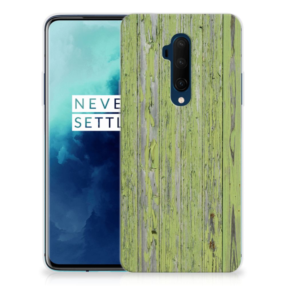 OnePlus 7T Pro Bumper Hoesje Green Wood