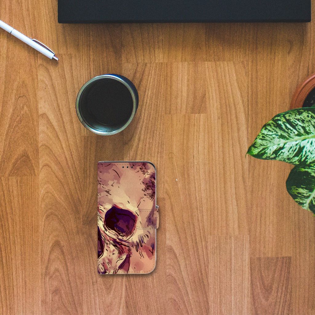 Telefoonhoesje met Naam iPhone 13 Mini Skullhead