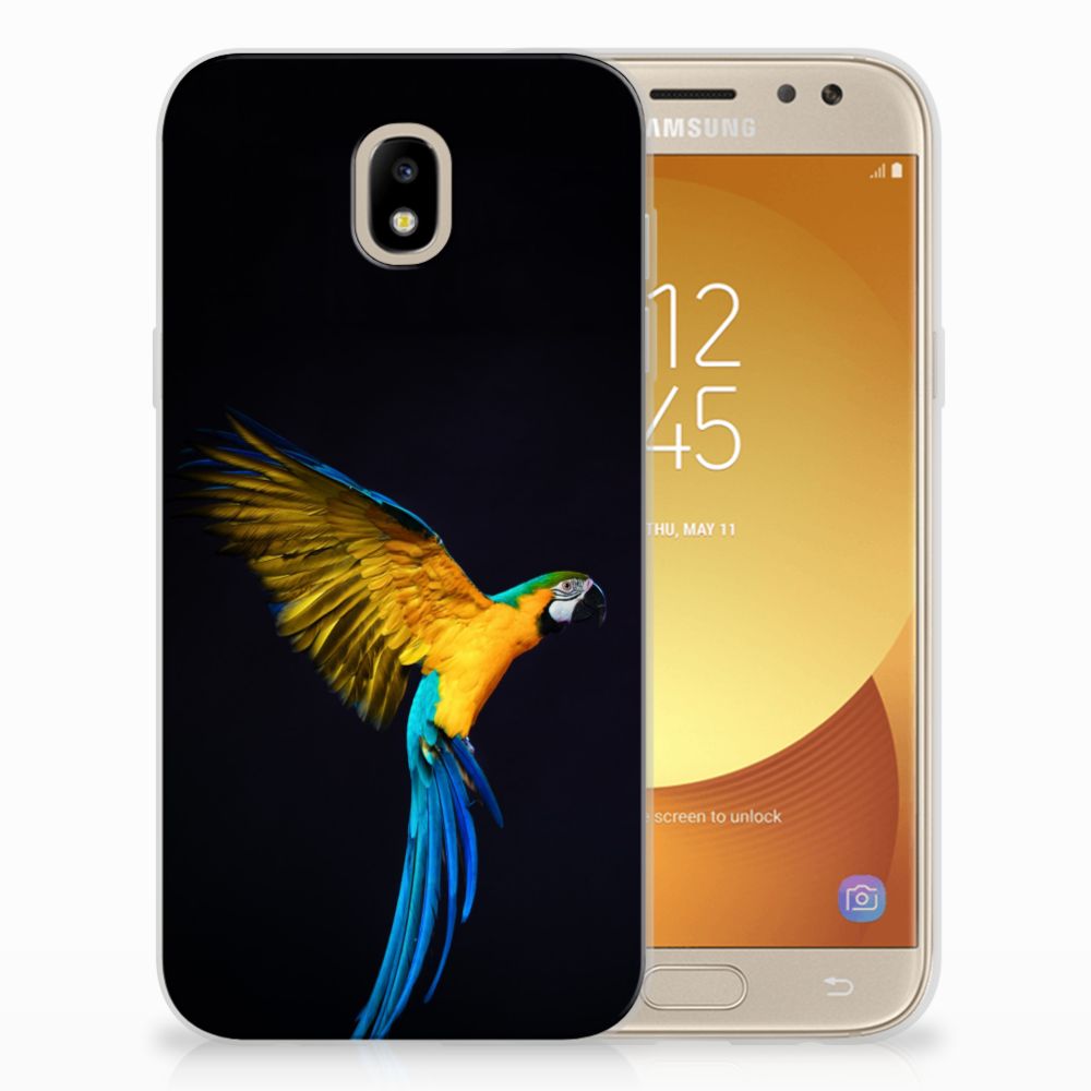 Samsung Galaxy J5 2017 TPU Hoesje Papegaai