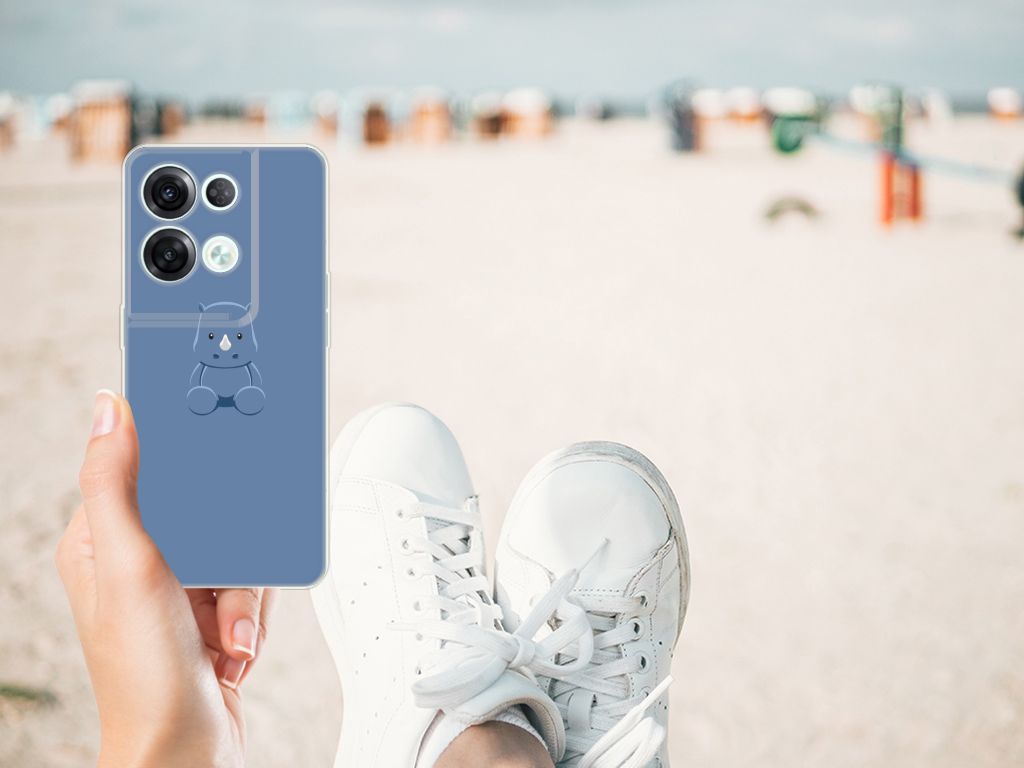 OPPO Reno8 Pro Telefoonhoesje met Naam Baby Rhino B2C Telecom