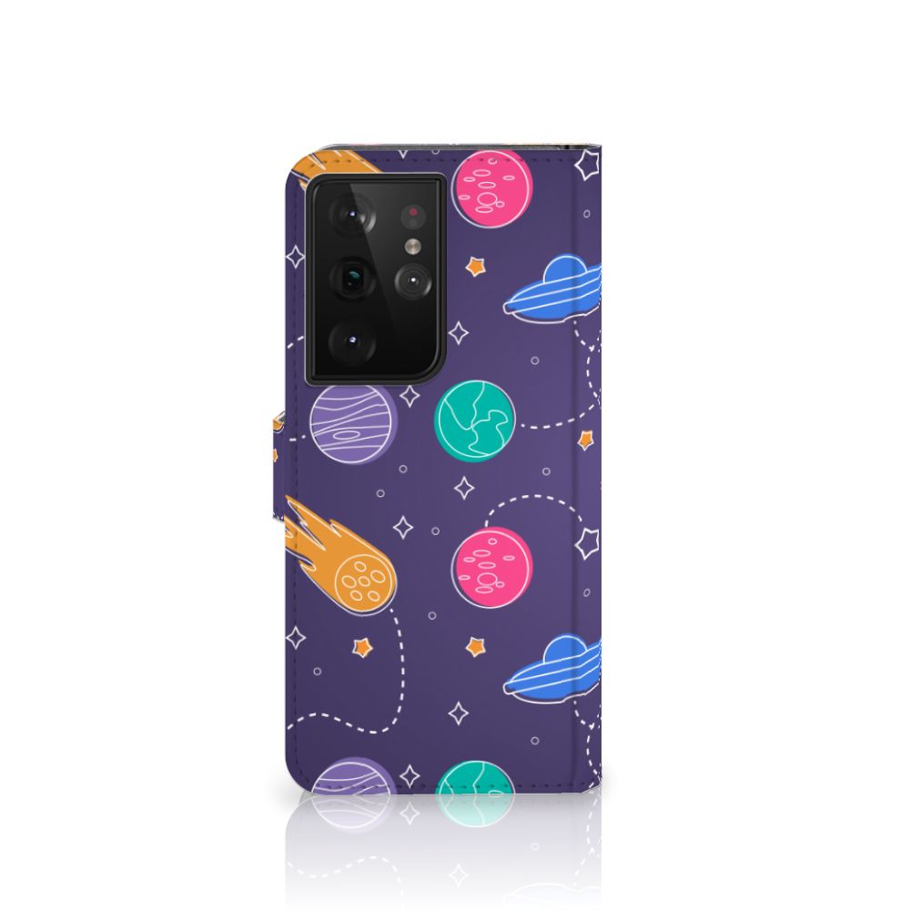 Samsung Galaxy S21 Ultra Wallet Case met Pasjes Space