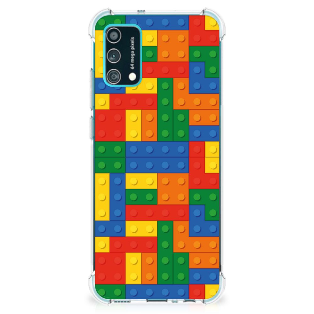 Samsung Galaxy M02s | A02s Doorzichtige Silicone Hoesje Blokken B2C Telecom