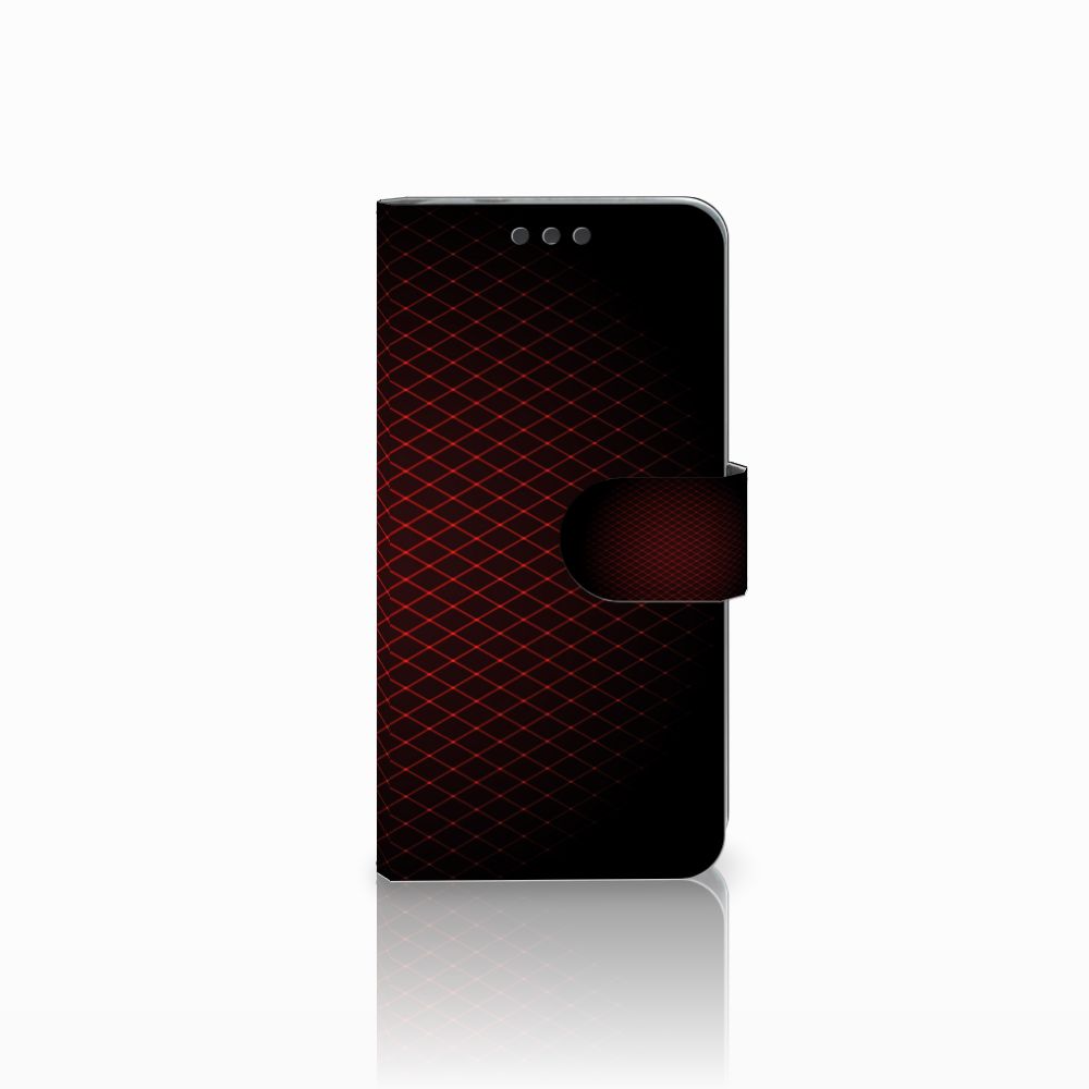 Microsoft Lumia 650 Telefoon Hoesje Geruit Rood