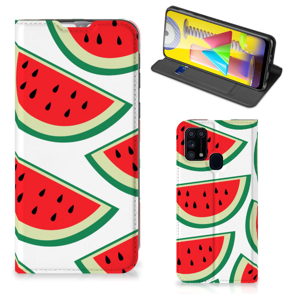 Samsung Galaxy M31 Flip Style Cover Watermelons - B2C Telecom