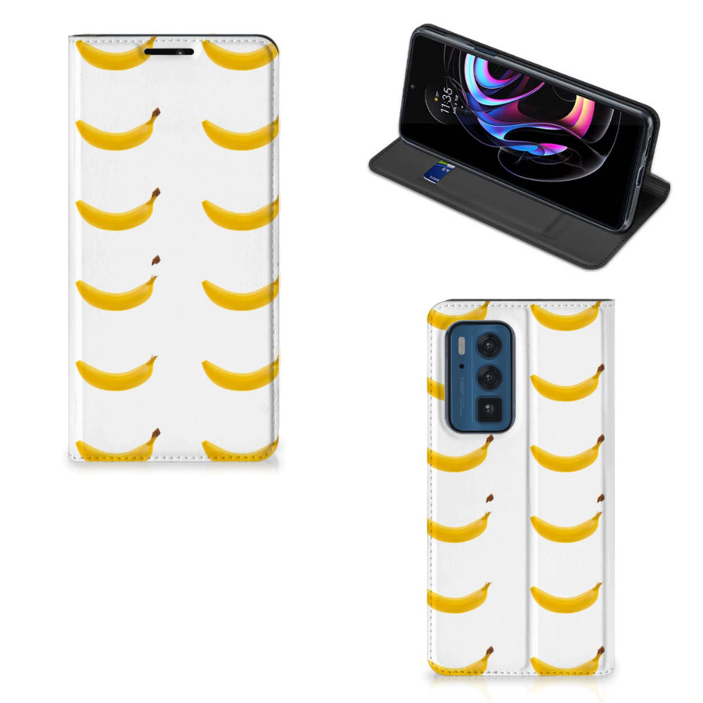 Motorola Edge 20 Pro Flip Style Cover Banana