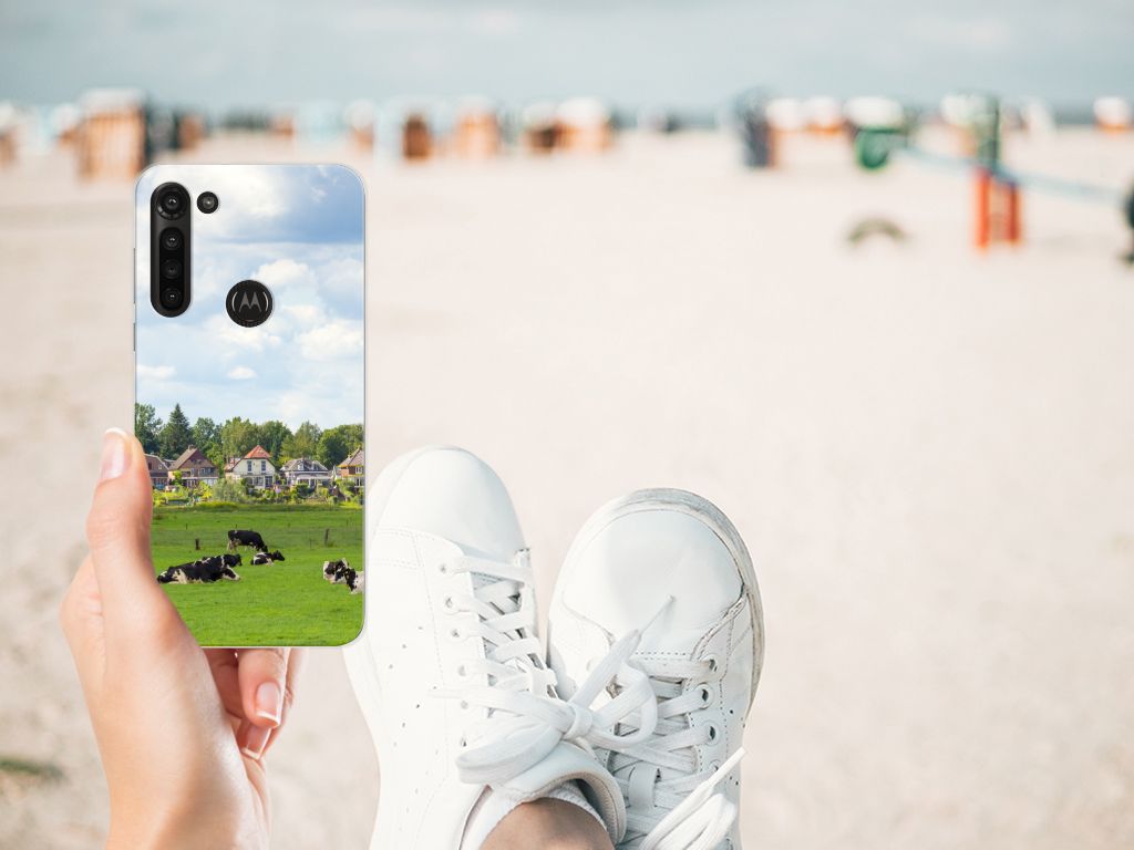 Motorola Moto G8 Power TPU Hoesje Koeien B2C Telecom