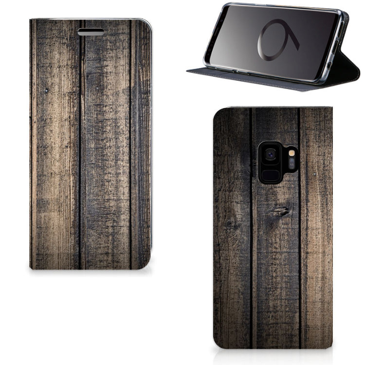 Samsung Galaxy S9 Book Wallet Case Steigerhout