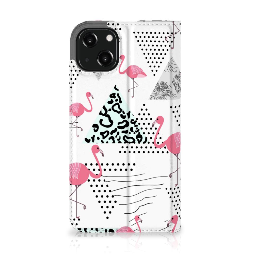 iPhone 13 Hoesje maken Flamingo Triangle