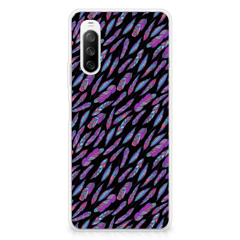 Sony Xperia 10 III TPU bumper Feathers Color B2C Telecom