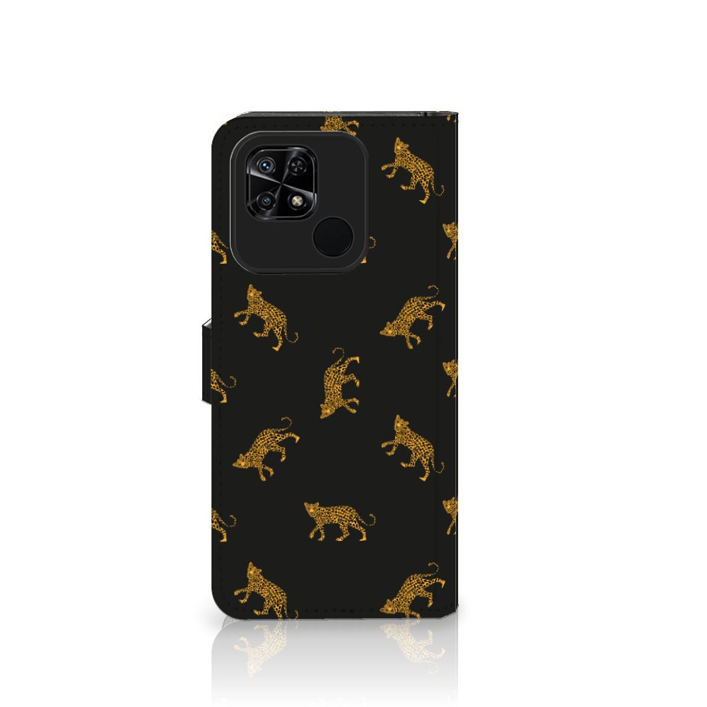 Telefoonhoesje met Pasjes voor Xiaomi Redmi 10C Leopards
