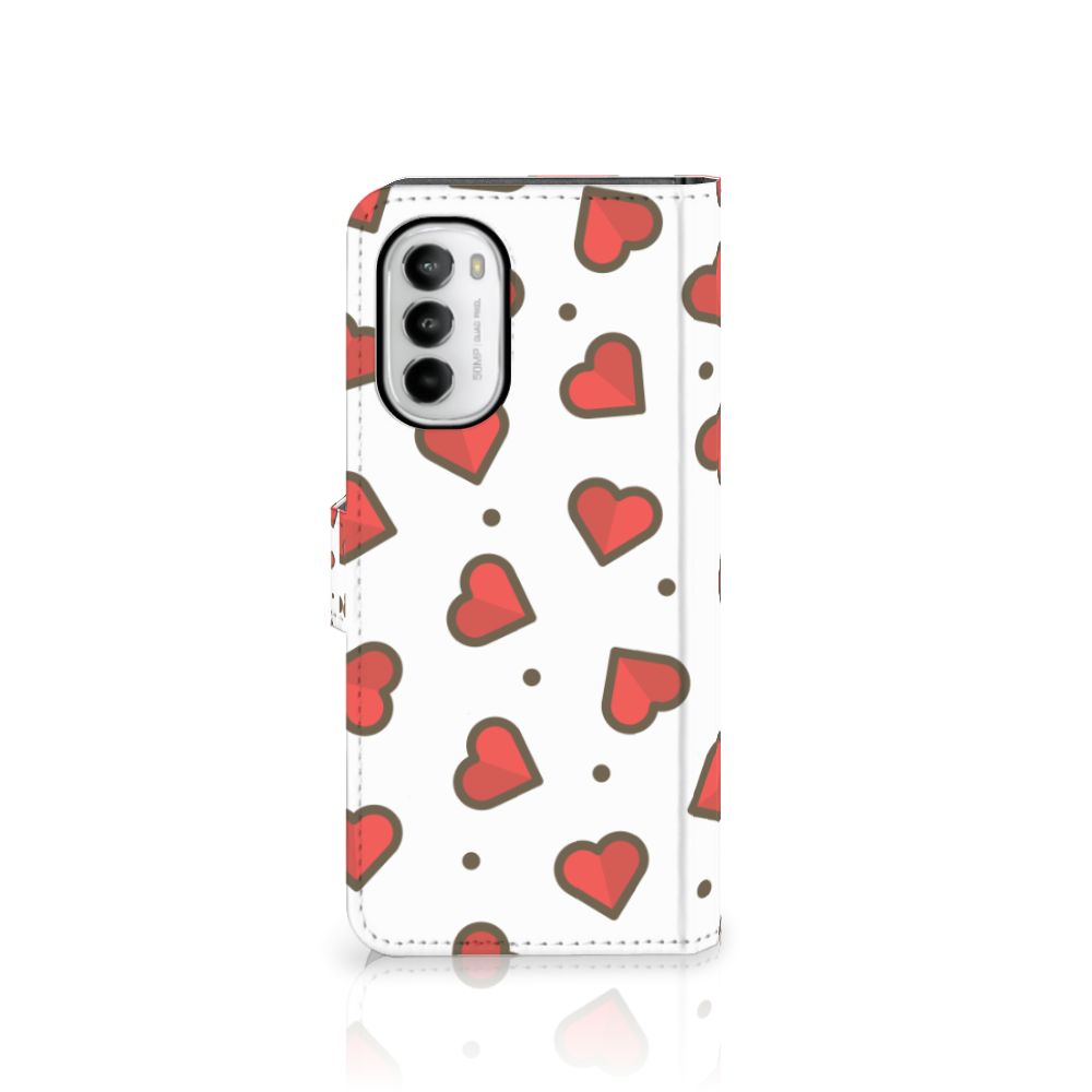 Motorola Moto G52 | Moto G82 Telefoon Hoesje Hearts