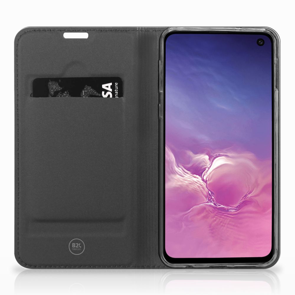 Samsung Galaxy S10e Hoesje met tekst Woke Up - Origineel Cadeau Zelf Maken