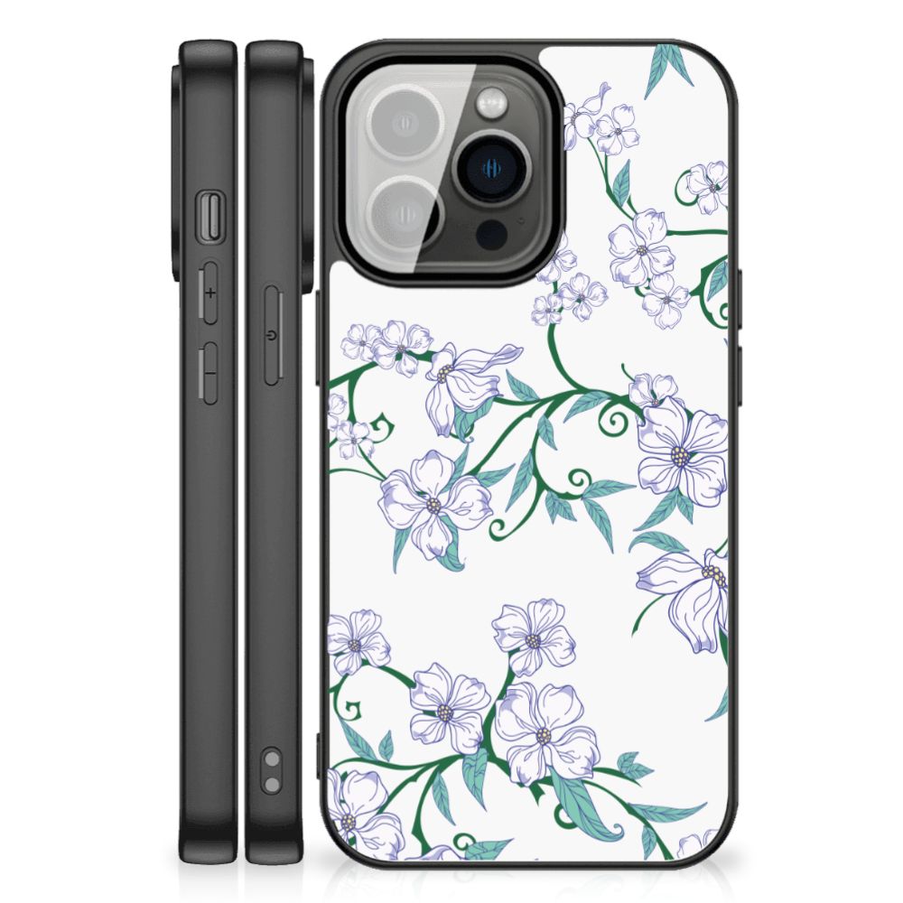 iPhone 13 Pro Max Uniek Bloemen Hoesje Blossom White B2C Telecom