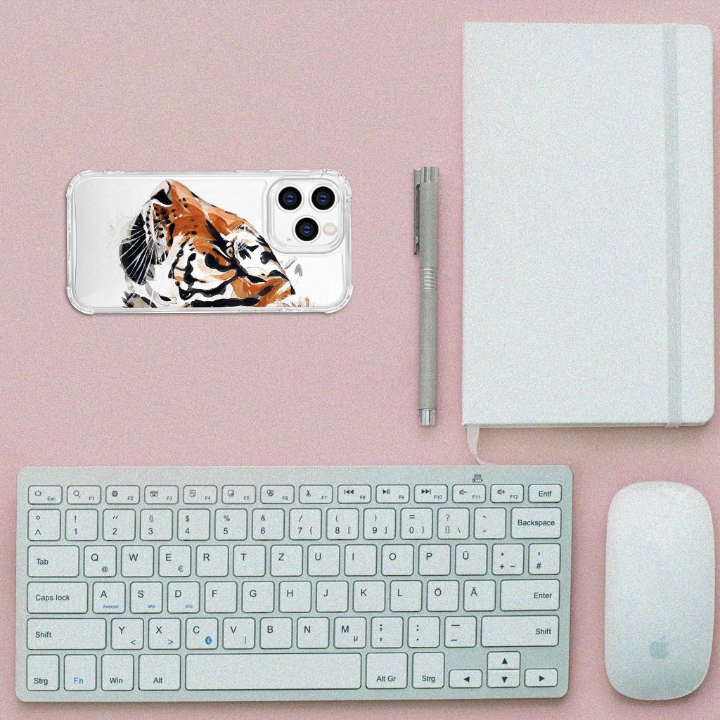 Back Cover iPhone 14 Pro Watercolor Tiger B2C Telecom