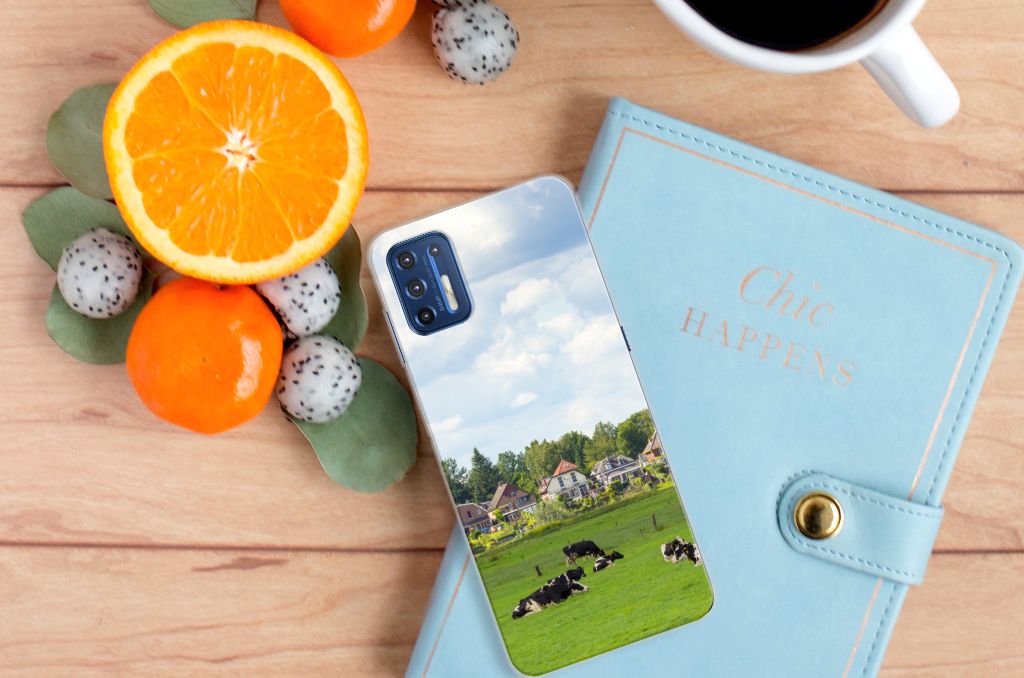 Motorola Moto G9 Plus TPU Hoesje Koeien B2C Telecom