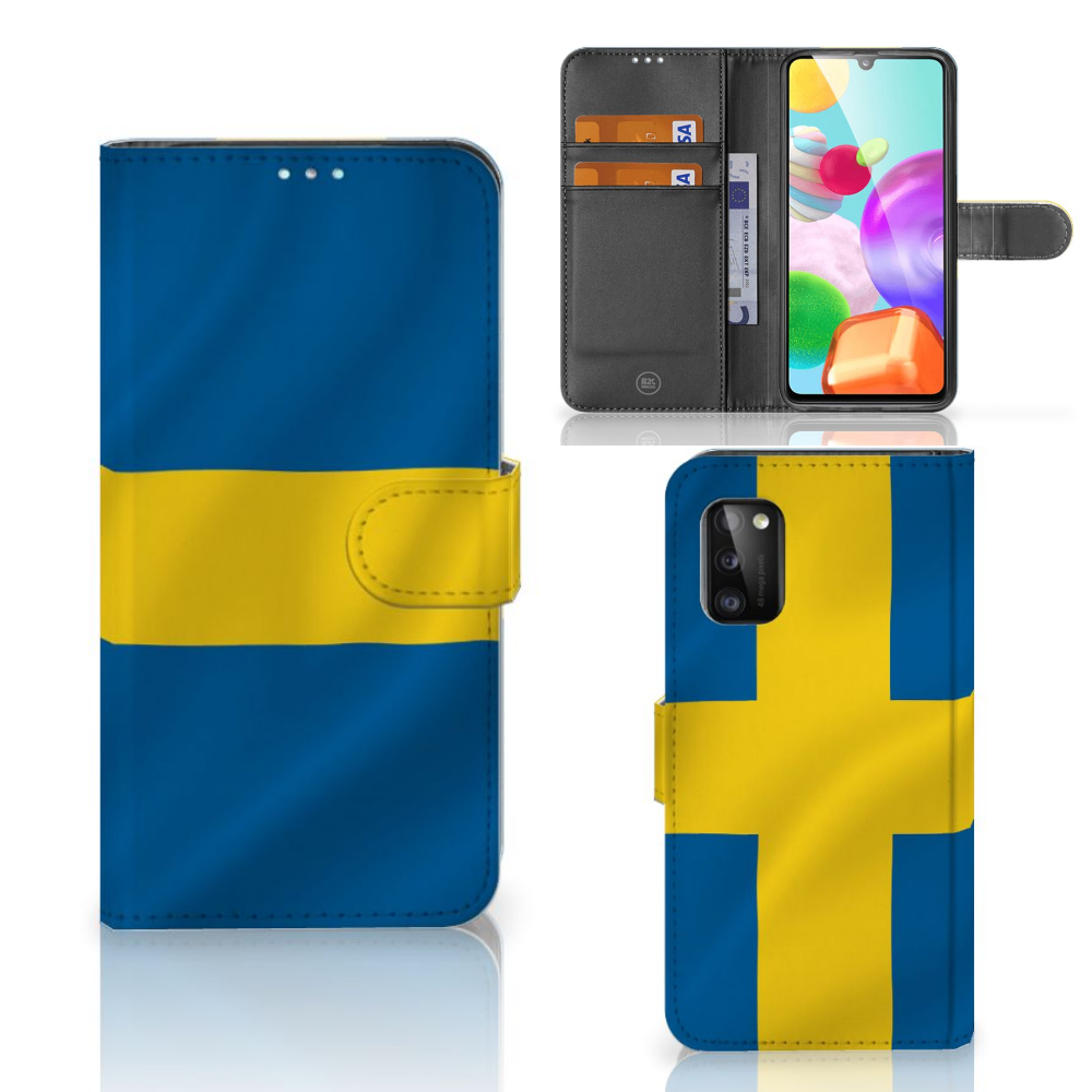 Samsung Galaxy A41 Bookstyle Case Zweden