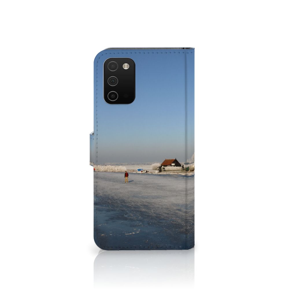 Samsung Galaxy A03s Flip Cover Schaatsers