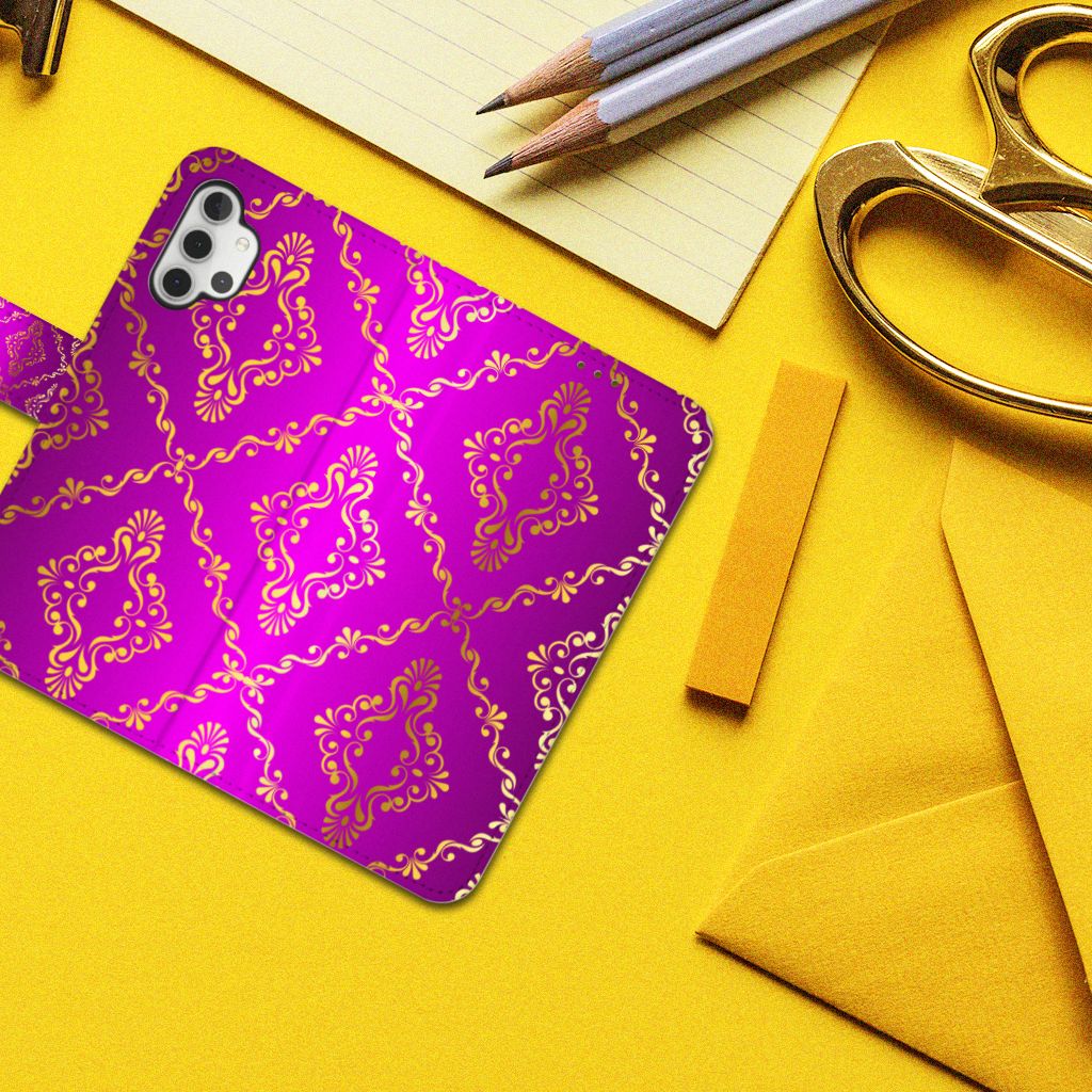 Wallet Case Samsung Galaxy A32 4G Barok Roze